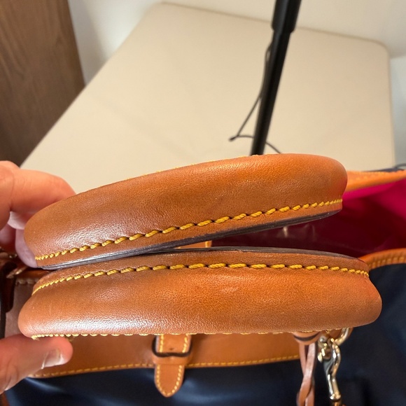 Dooney & Bourke Nylon Editors Tote Navy Blue - Picture 5 of 16